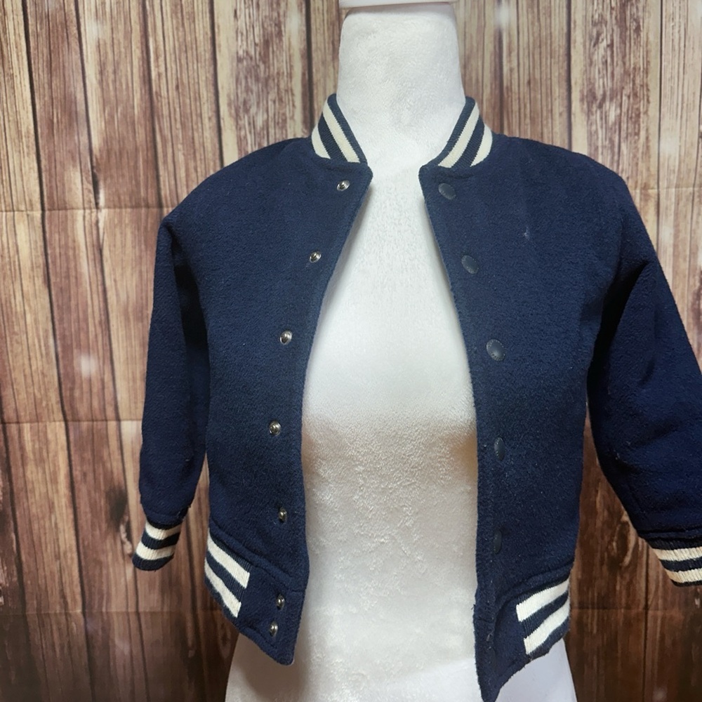 GAP Dark Blue Women's Varsity Jacket